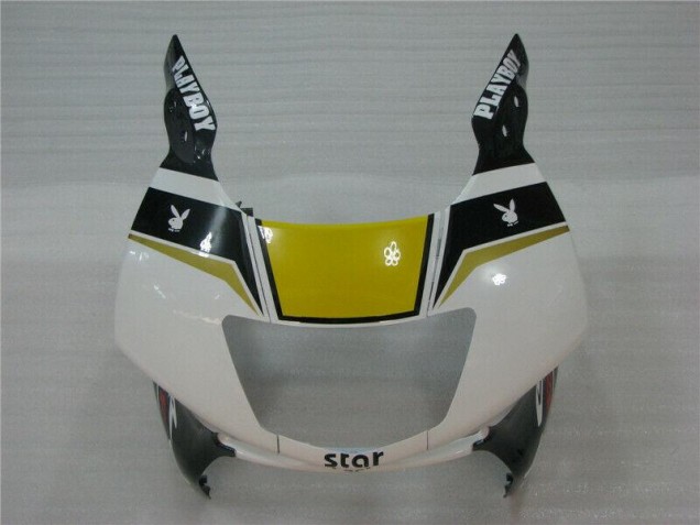 Weiß Schwarz Playboy CBR 600 F3 95-98 Motorrad Verkleidungen Weiß Schwarz Playboy CBR 600 F3 95-98 Motorrad Verkleidungen