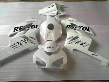Weiß Schwarz Repsol CBR 1000 RR 04-05 Motorrad Verkleidungen