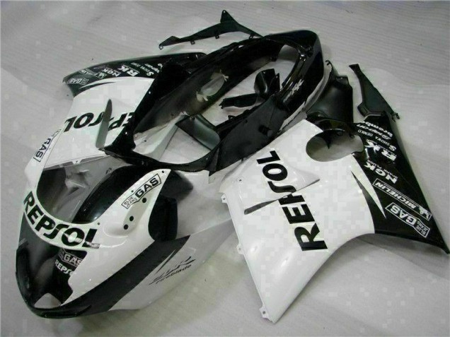 Weiß Schwarz Repsol CBR 1100 XX 96-07 Motorrad Verkleidungen Weiß Schwarz Repsol CBR 1100 XX 96-07 Motorrad Verkleidungen
