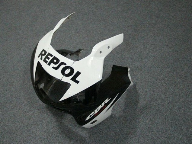 Weiß Schwarz Repsol CBR 600 F3 95-98 Motorrad Verkleidungen Weiß Schwarz Repsol CBR 600 F3 95-98 Motorrad Verkleidungen