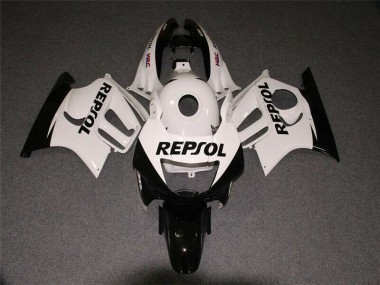 Weiß Schwarz Repsol CBR 600 F3 95-98 Motorrad Verkleidungen