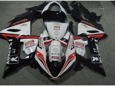 Weiß Schwarz Rizoma Playboy ZX6R 05-06 Motorrad Verkleidung
