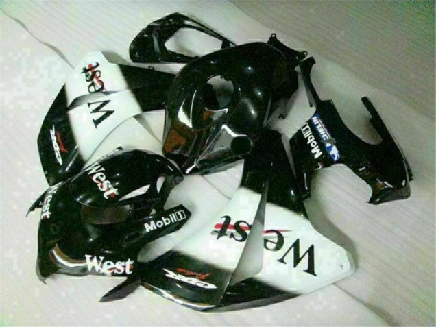Weiß Schwarz West CBR 1000 RR 08-11 Motorrad Verkleidungen Weiß Schwarz West CBR 1000 RR 08-11 Motorrad Verkleidungen