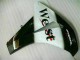 Weiß Schwarz West CBR 1000 RR 08-11 Motorrad Verkleidungen Weiß Schwarz West CBR 1000 RR 08-11 Motorrad Verkleidungen