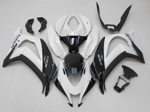 Weiß Schwarz ZX10R 16-19 Motorrad Verkleidungen Weiß Schwarz ZX10R 16-19 Motorrad Verkleidungen
