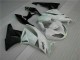 Weiß Schwarz ZX6R 09-12 Motorrad Verkleidung Weiß Schwarz ZX6R 09-12 Motorrad Verkleidung