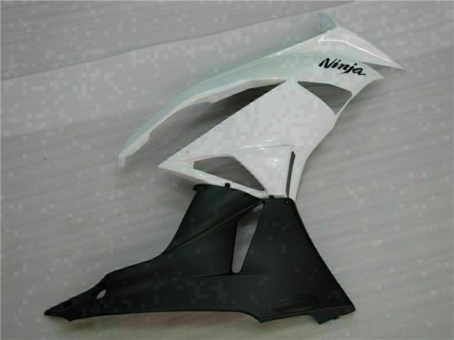 Weiß Schwarz ZX6R 09-12 Motorrad Verkleidung Weiß Schwarz ZX6R 09-12 Motorrad Verkleidung