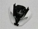 Weiß Schwarz ZX6R 09-12 Motorrad Verkleidungen Weiß Schwarz ZX6R 09-12 Motorrad Verkleidungen