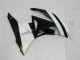 Weiß Schwarz ZX6R 09-12 Motorrad Verkleidungen Weiß Schwarz ZX6R 09-12 Motorrad Verkleidungen