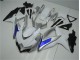 Weiß Silber Blau GSXR 600 / 750 K8 08-10 Motorrad Verkleidungen Weiß Silber Blau GSXR 600 / 750 K8 08-10 Motorrad Verkleidungen