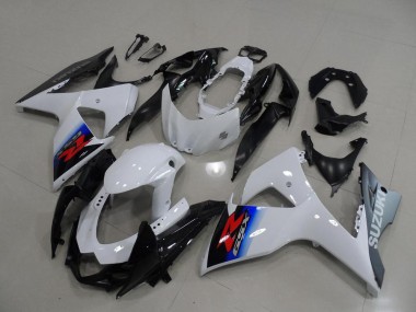 Weiß Silber GSXR 1000 K9 09-16 Motorrad Verkleidungen