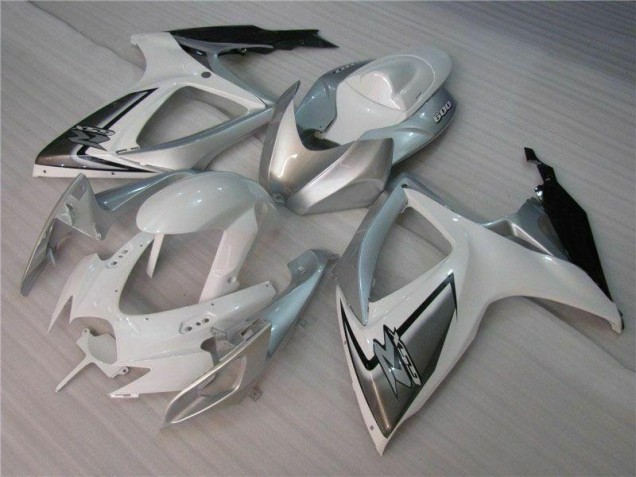 Weiß Silber GSXR 600 / 750 K6 06-07 Motorrad Verkleidung Weiß Silber GSXR 600 / 750 K6 06-07 Motorrad Verkleidung