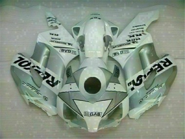 Weiß Silber Repsol CBR 1000 RR 04-05 Motorrad Verkleidungen