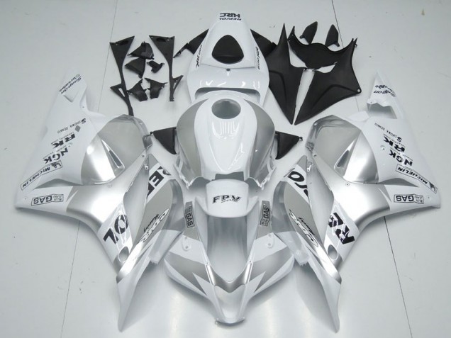 Weiß Silber Repsol CBR 600 RR 09-12 Motorrad Verkleidungen Weiß Silber Repsol CBR 600 RR 09-12 Motorrad Verkleidungen