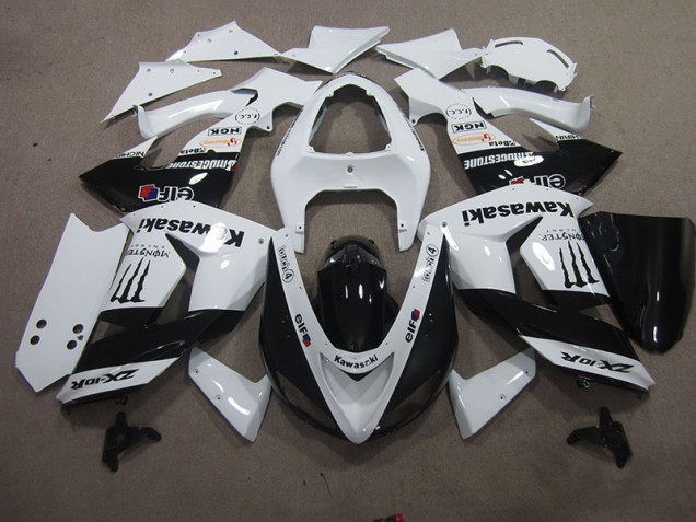 Weiß Touch4 Monster ZX10R 06-07 Motorrad Verkleidungen Weiß Touch4 Monster ZX10R 06-07 Motorrad Verkleidungen