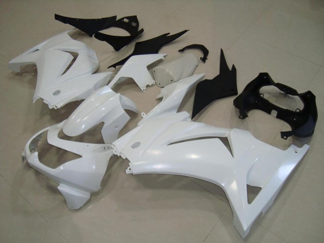 Weiß ZX 250R 08-12 Motorrad Verkleidungen Weiß ZX 250R 08-12 Motorrad Verkleidungen