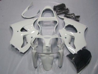 Weiß ZX6R 00-02 Motorrad Verkleidung