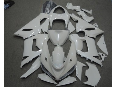 Weiß ZX6R 05-06 Motorrad Verkleidungen