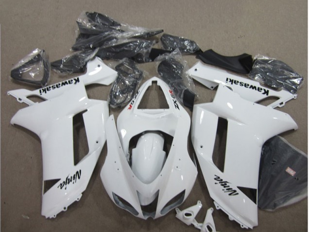Weiß ZX6R 07-08 Motorrad Verkleidungen Weiß ZX6R 07-08 Motorrad Verkleidungen