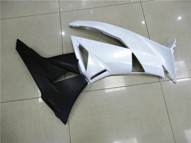 Weiß ZX6R 09-12 Motorrad Verkleidungen Weiß ZX6R 09-12 Motorrad Verkleidungen