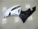 Weiß ZX6R 09-12 Motorrad Verkleidungen Weiß ZX6R 09-12 Motorrad Verkleidungen