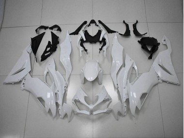 Weiß ZX6R 19-23 Motorrad Verkleidungen
