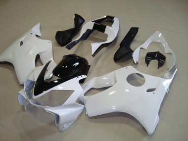 Weiß mit Schwarz Streifen CBR 600 F4i 01-03 Motorrad Verkleidungen