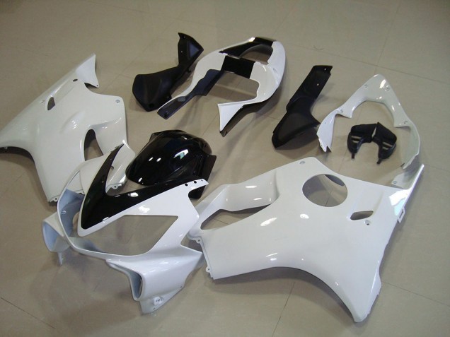 Weiß mit Schwarz Streifen CBR 600 F4i 01-03 Motorrad Verkleidungen