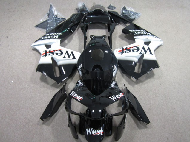 West Weiß Schwarz CBR 600 RR 03-04 Motorrad Verkleidungen